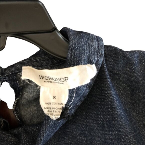 Workshop Republic Clothing Dress Denim with Pockets size Small - Picture 5 of 8